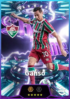 Ganso eFootball 2026 player card, 81 OVR AMF
