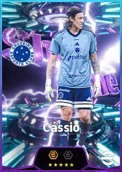 Cássio eFootball 2026 player card, 81 OVR GK