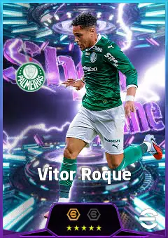 Vitor Roque eFootball 2026 player card, 81 OVR CF
