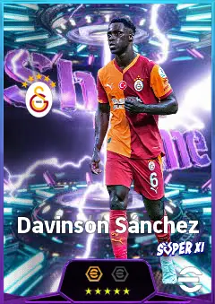 Davinson Sánchez eFootball 2026 player card, 82 OVR CB