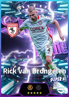 Rick van Drongelen eFootball 2026 player card, 80 OVR CB