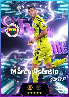 Marco Asensio eFootball 2026 player card, 82 OVR AMF