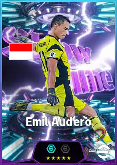 Emil Audero eFootball 2026 player card, 82 OVR GK