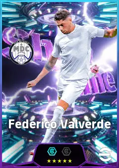Federico Valverde eFootball 2026 player card, 86 OVR CMF