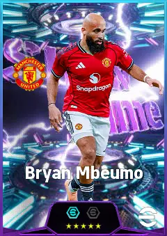 Bryan Mbeumo eFootball 2026 player card, 86 OVR RWF
