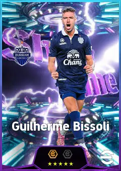 Guilherme Bissoli eFootball 2026 player card, 83 OVR CF