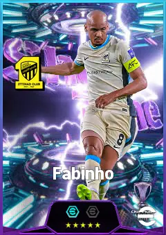 Fabinho eFootball 2026 player card, 84 OVR DMF