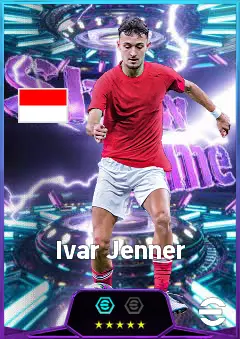 Ivar Jenner eFootball 2026 player card, 83 OVR DMF