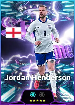 Jordan Henderson eFootball 2026 player card, 83 OVR DMF