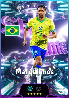 Marquinhos eFootball 2026 player card, 83 OVR CB