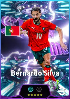 Bernardo Silva eFootball 2026 player card, 83 OVR RWF