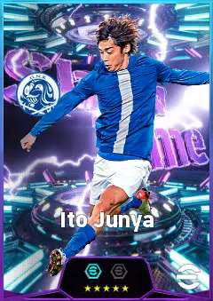 Ito Junya eFootball 2026 player card, 84 OVR RMF