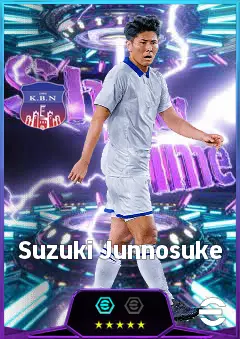 Suzuki Junnosuke eFootball 2026 player card, 85 OVR RB