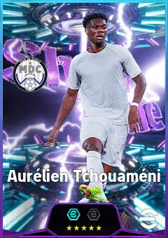 Aurélien Tchouaméni eFootball 2026 player card, 85 OVR DMF