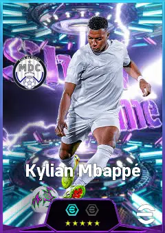 Kylian Mbappé eFootball 2026 player card, 86 OVR CF
