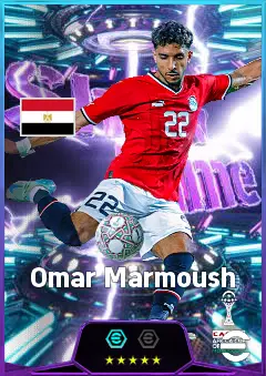Omar Marmoush eFootball 2026 player card, 85 OVR CF
