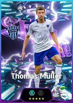 Thomas Müller eFootball 2026 player card, 84 OVR AMF