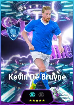 Kevin De Bruyne eFootball 2026 player card, 84 OVR AMF