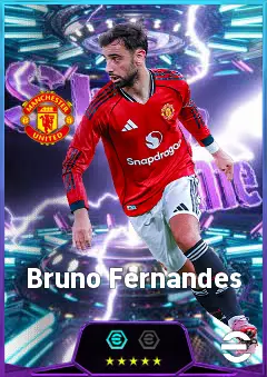 Bruno Fernandes eFootball 2026 player card, 86 OVR AMF