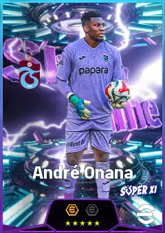 André Onana eFootball 2026 player card, 81 OVR GK