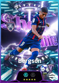 Bérgson eFootball 2026 player card, 82 OVR CF