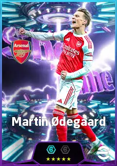 Martin Ødegaard eFootball 2026 player card, 85 OVR CMF