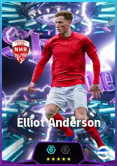 Elliot Anderson eFootball 2026 player card, 85 OVR DMF