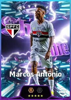 Marcos Antônio eFootball 2026 player card, 81 OVR CMF