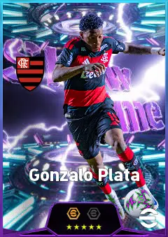 Gonzalo Plata eFootball 2026 player card, 81 OVR RMF