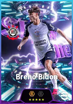 Breno Bidon eFootball 2026 player card, 82 OVR AMF