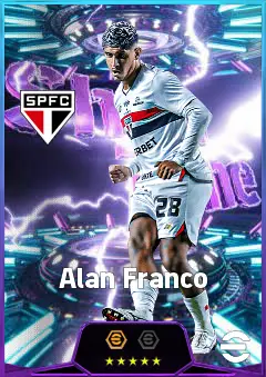 Alan Franco eFootball 2026 player card, 80 OVR CB