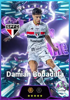 Damián Bobadilla eFootball 2026 player card, 81 OVR CMF