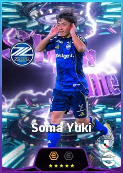 Soma Yuki eFootball 2026 player card, 81 OVR AMF