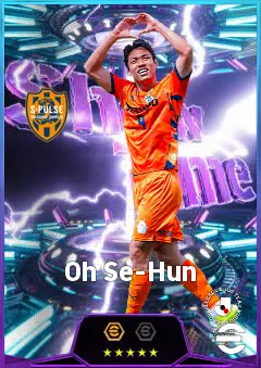 Oh Se-Hun eFootball 2026 player card, 81 OVR CF