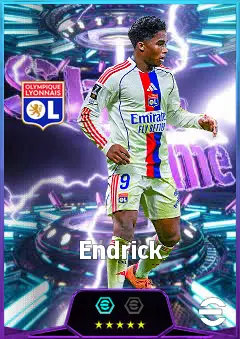 Endrick eFootball 2026 player card, 85 OVR CF
