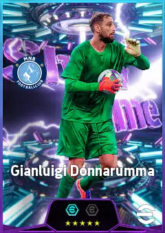 Gianluigi Donnarumma eFootball 2026 player card, 86 OVR GK