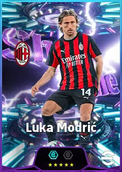 Luka Modrić eFootball 2026 player card, 86 OVR CMF