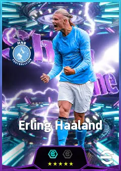 Erling Haaland eFootball 2026 player card, 88 OVR CF