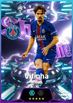 Vitinha eFootball 2026 player card, 87 OVR DMF