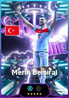 Merih Demiral eFootball 2026 player card, 84 OVR CB