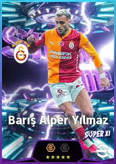 Barış Alper Yılmaz eFootball 2026 player card, 82 OVR LMF