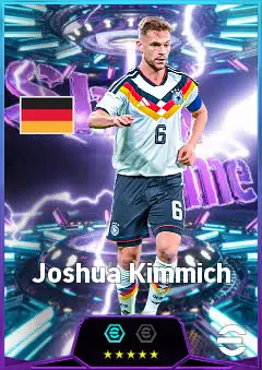 Joshua Kimmich eFootball 2026 player card, 85 OVR DMF