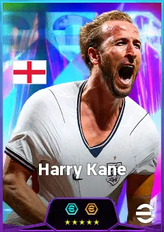 Harry Kane eFootball 2026 player card, 86 OVR CF