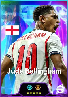 Jude Bellingham eFootball 2026 player card, 86 OVR AMF