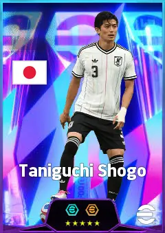 Taniguchi Shogo eFootball 2026 player card, 84 OVR CB