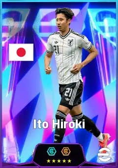 Ito Hiroki eFootball 2026 player card, 85 OVR CB