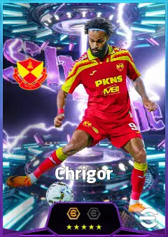Chrigor eFootball 2026 player card, 82 OVR CF
