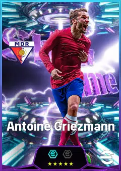 Antoine Griezmann eFootball 2026 player card, 85 OVR CF