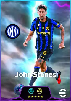 John Stones eFootball 2026 player card, 84 OVR CB