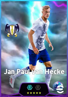 Jan Paul van Hecke eFootball 2026 player card, 86 OVR CB